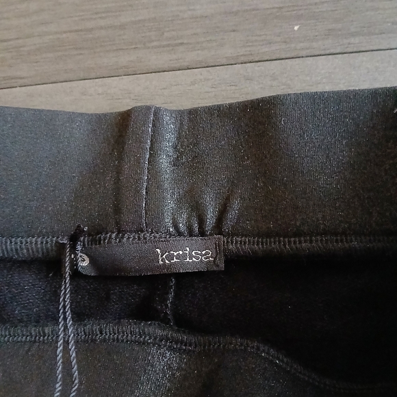 Krisa Coated Leggings NWT Size S - Picture 3 of 5